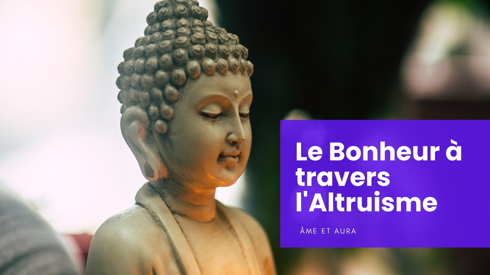 Le bonheur à travers l'altruisme