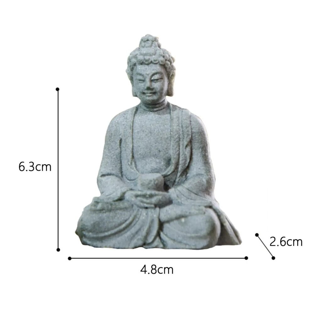 statuette bouddha assis - Image 3