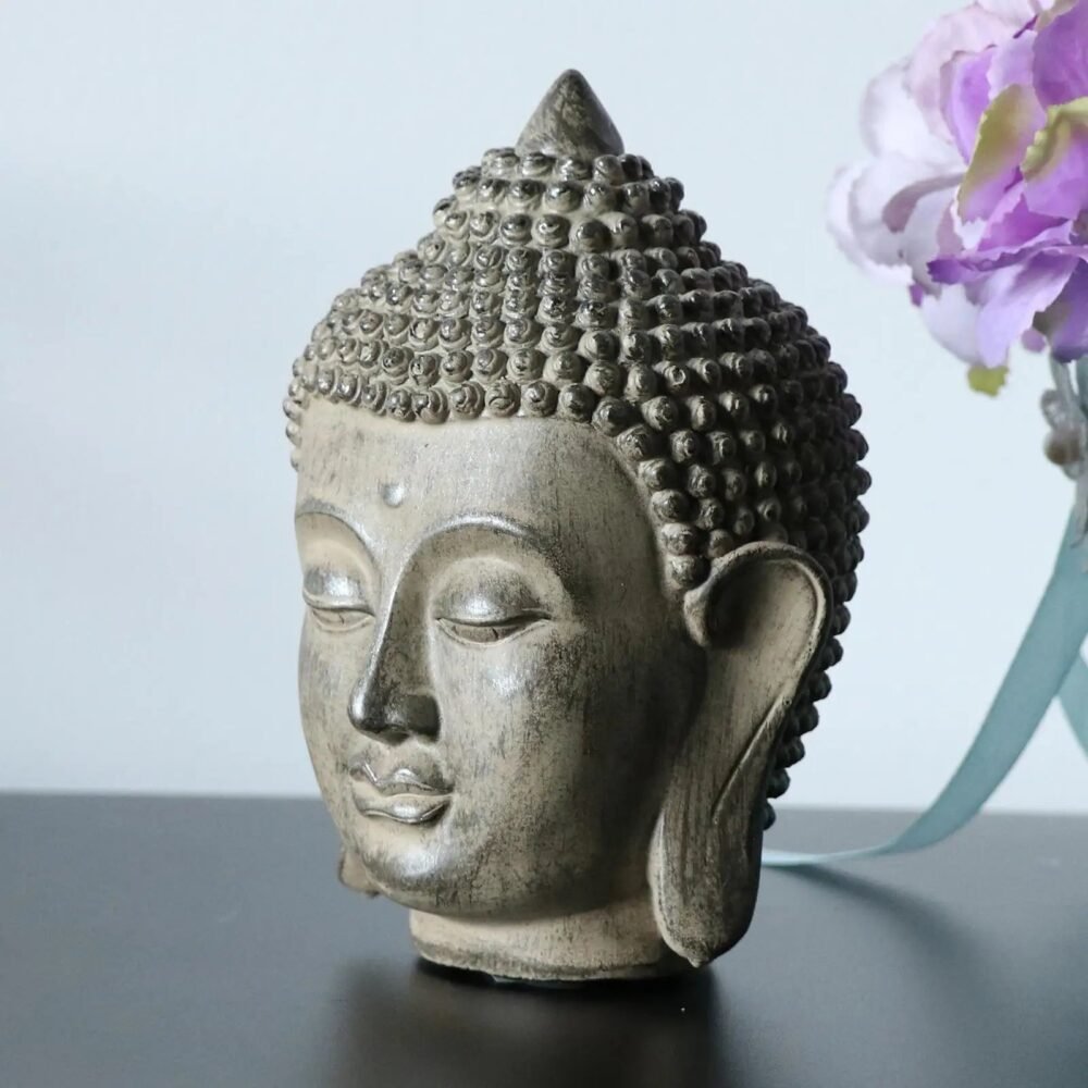tête de bouddha pour jardin - Image 3