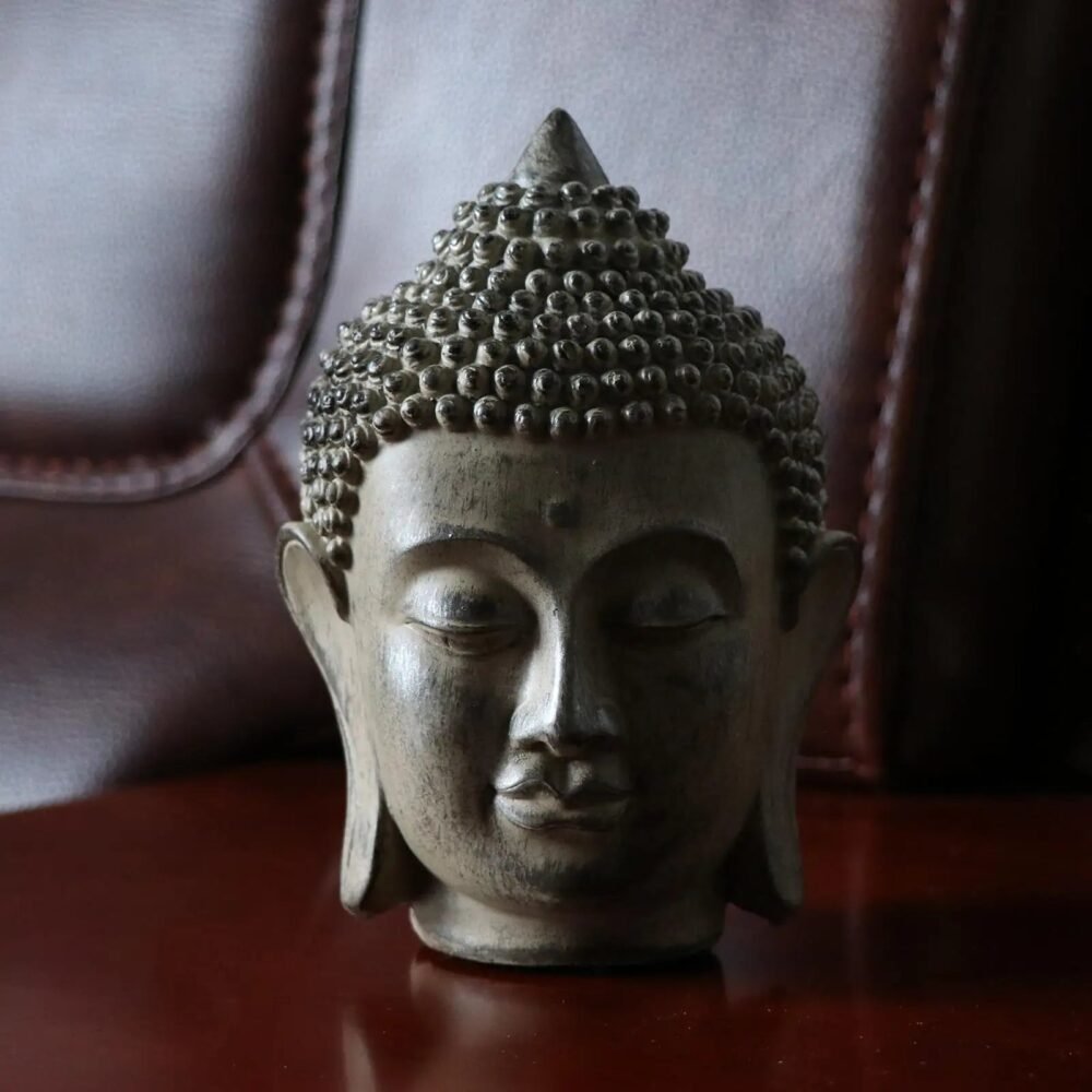 tête de bouddha pour jardin - Image 5