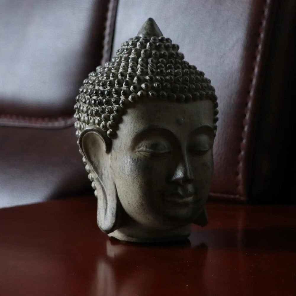 tête de bouddha pour jardin - Image 6