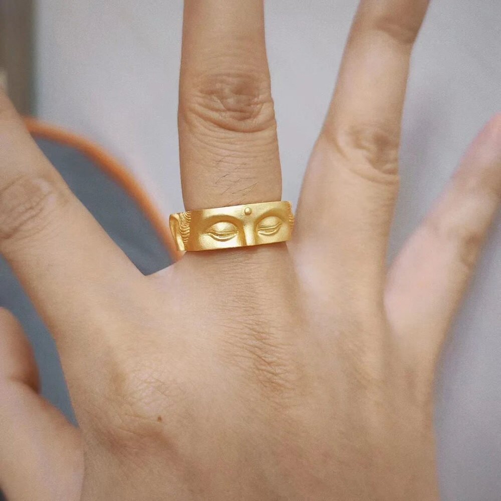 bague homme bouddhiste - Image 3