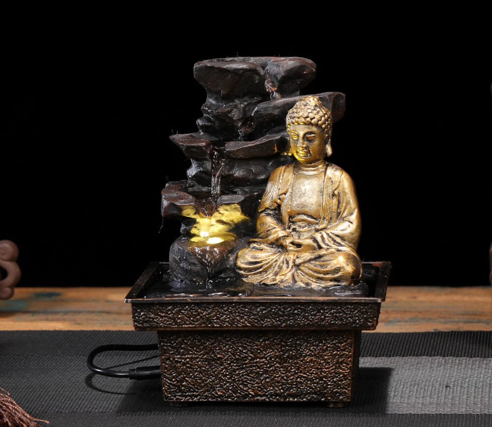 fontaine décorative bouddha